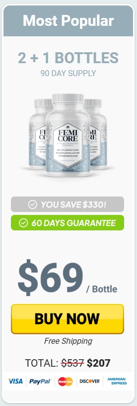 FemiCore 3 Bottle Price